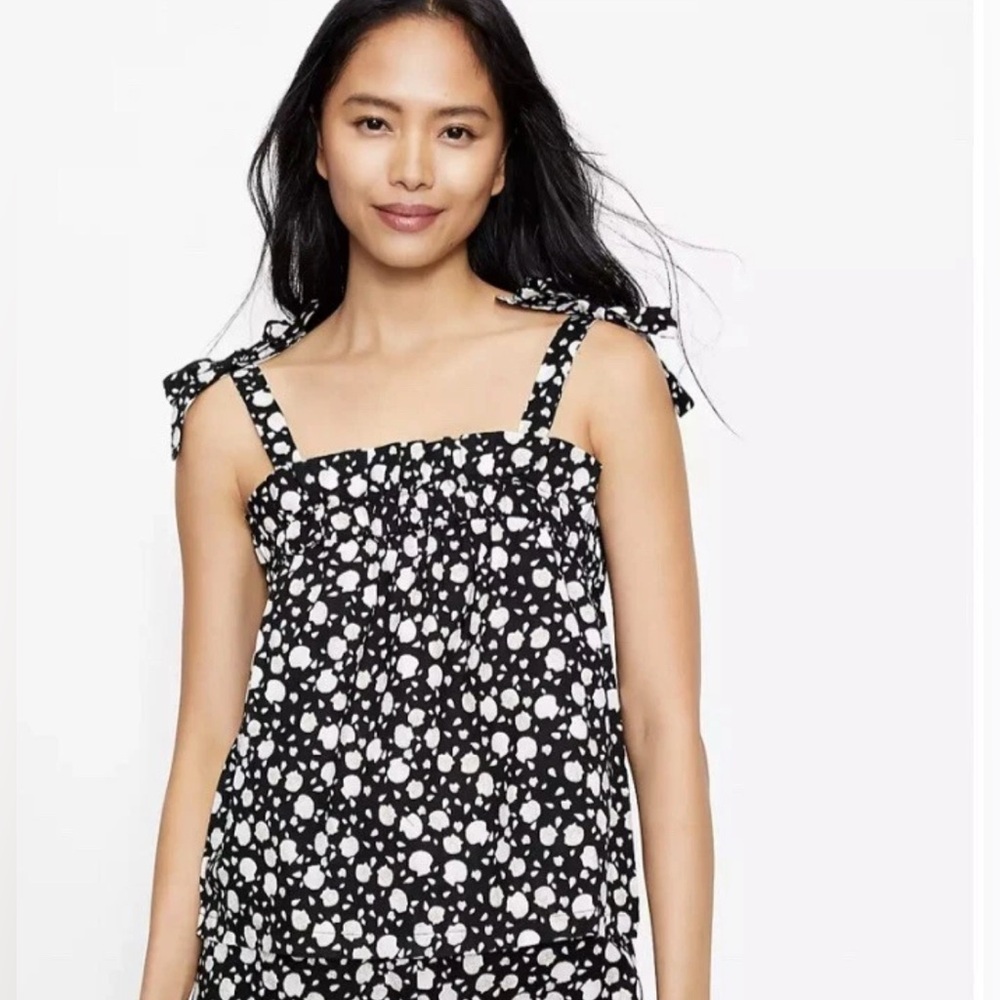 LOFT Seashell Bow Strap Cami